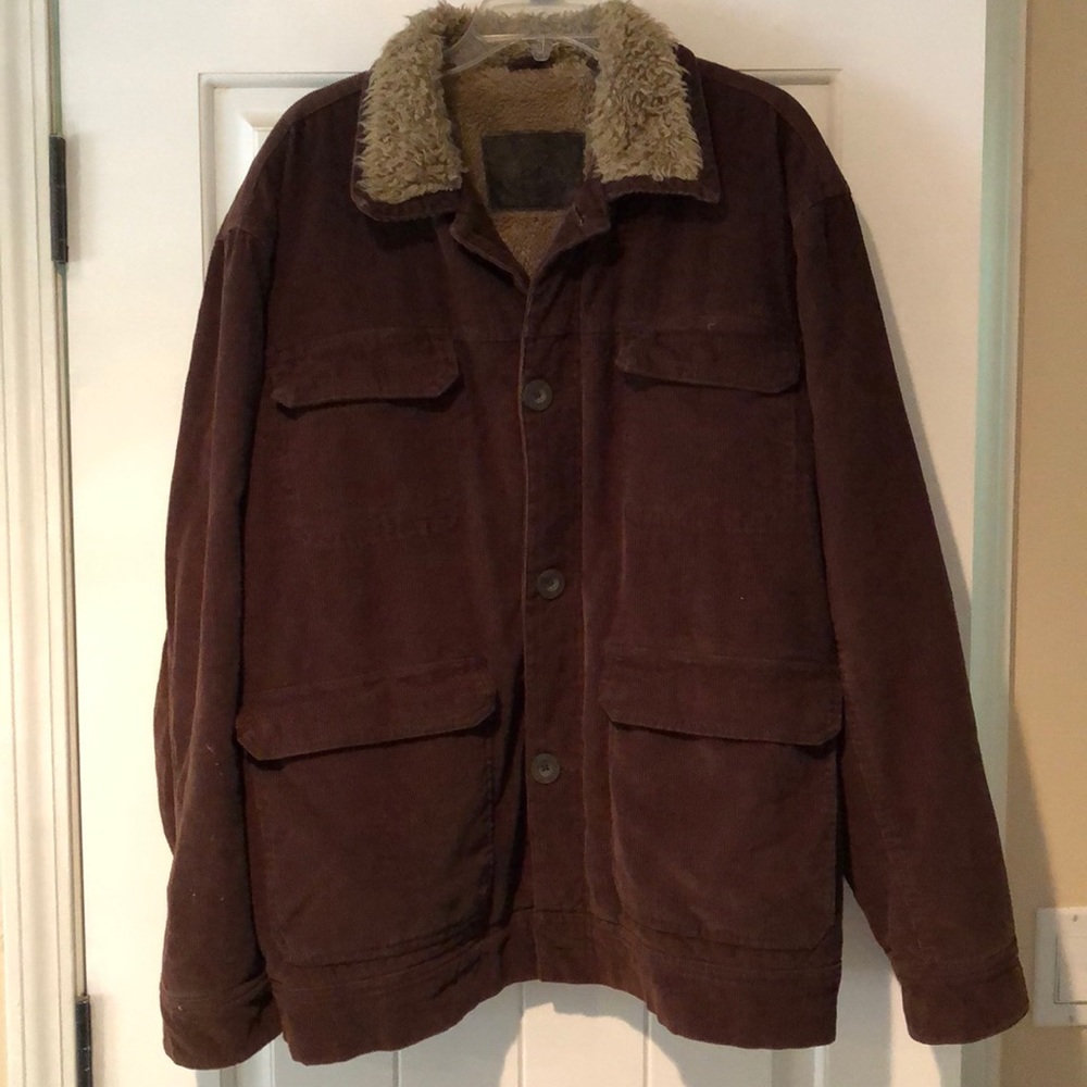 Kirra XL Men’s Corduroy Jacket Brown